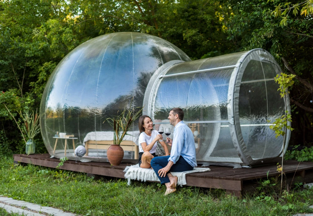 inflatable clear bubble camping tent